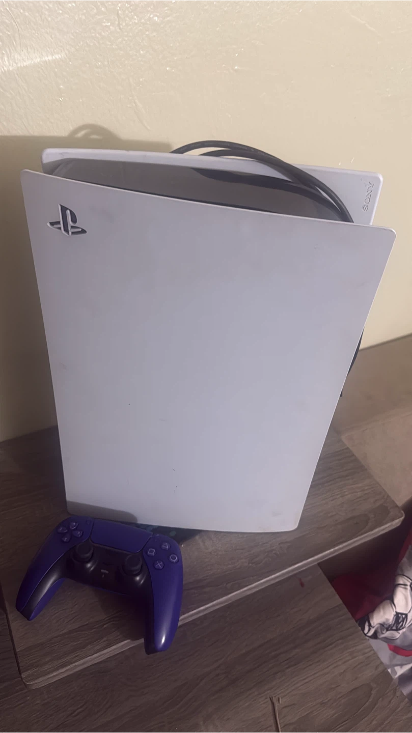 Sony PlayStation 5 Console with Purple DualSense Controller