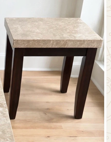 Stone Top Coffee and End Table Set - photo 4