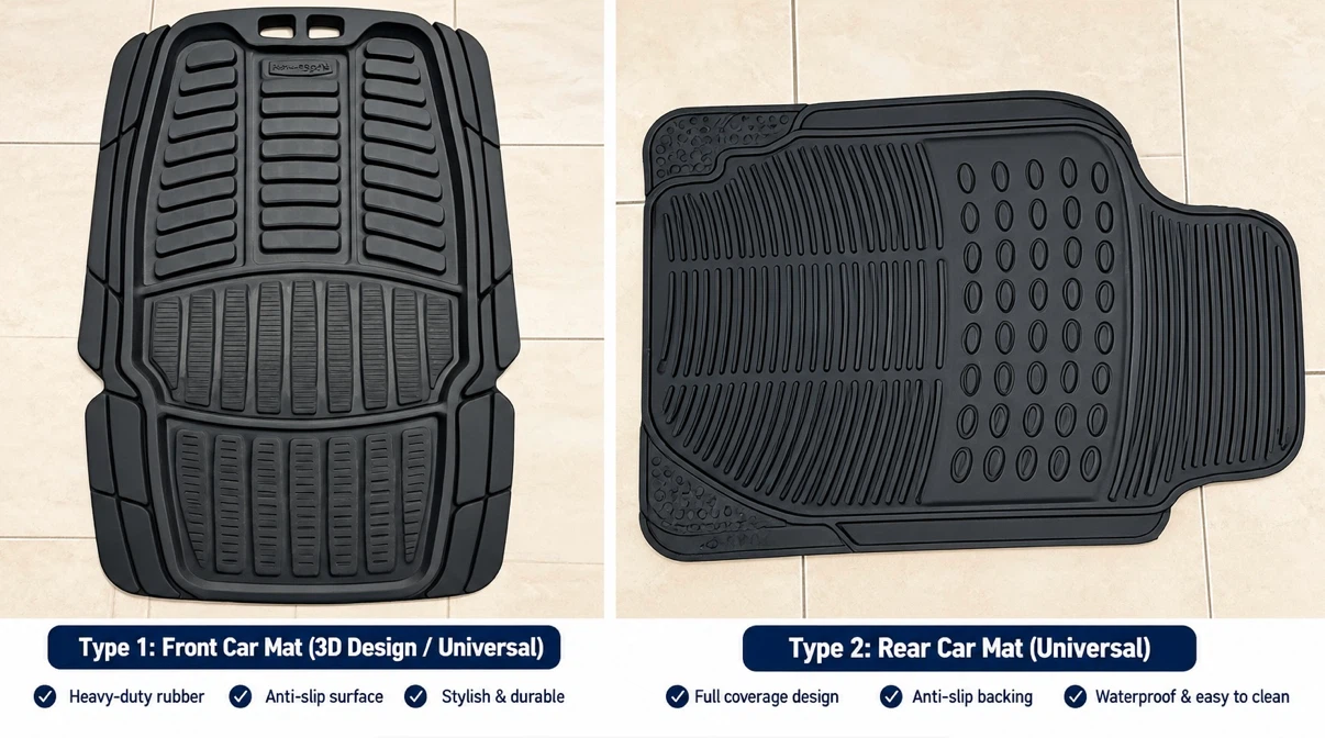 Rubber Car Floor Mats $60 four mats