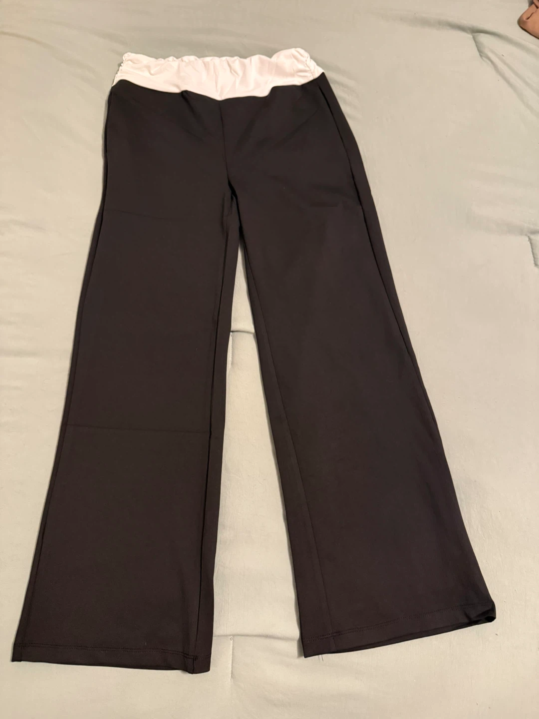 Girl Black and white pants XL - photo 2