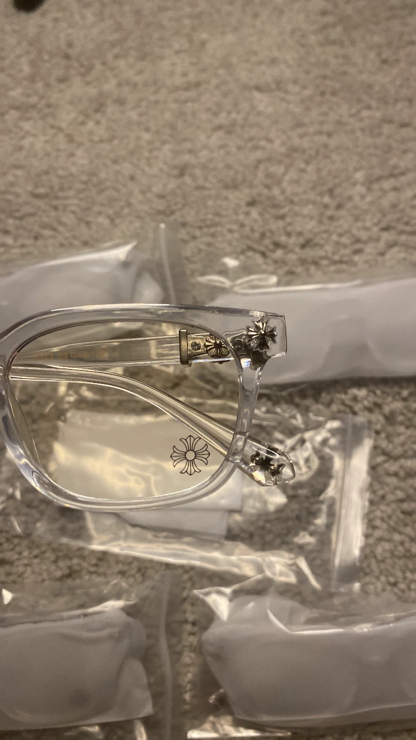 Clear Chrome Hearts Glasses - photo 2