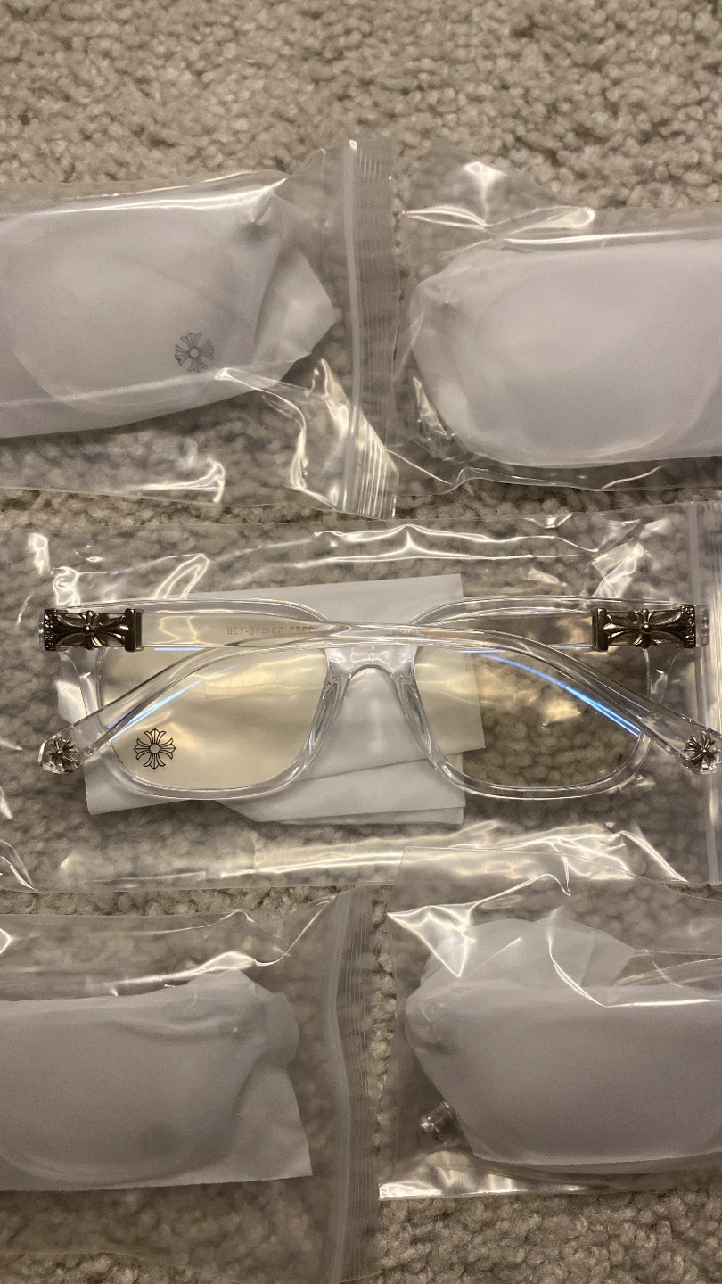Clear Chrome Hearts Glasses - photo 3