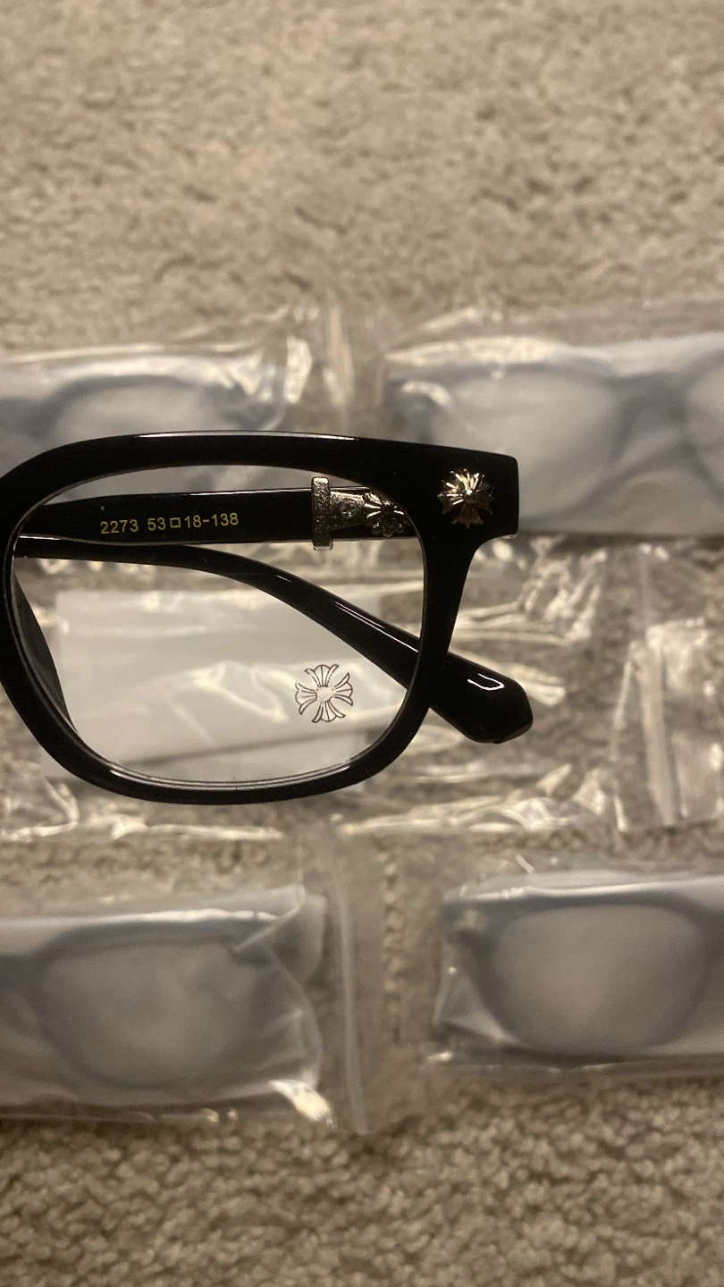 Black Chrome Hearts Glasses - photo 2