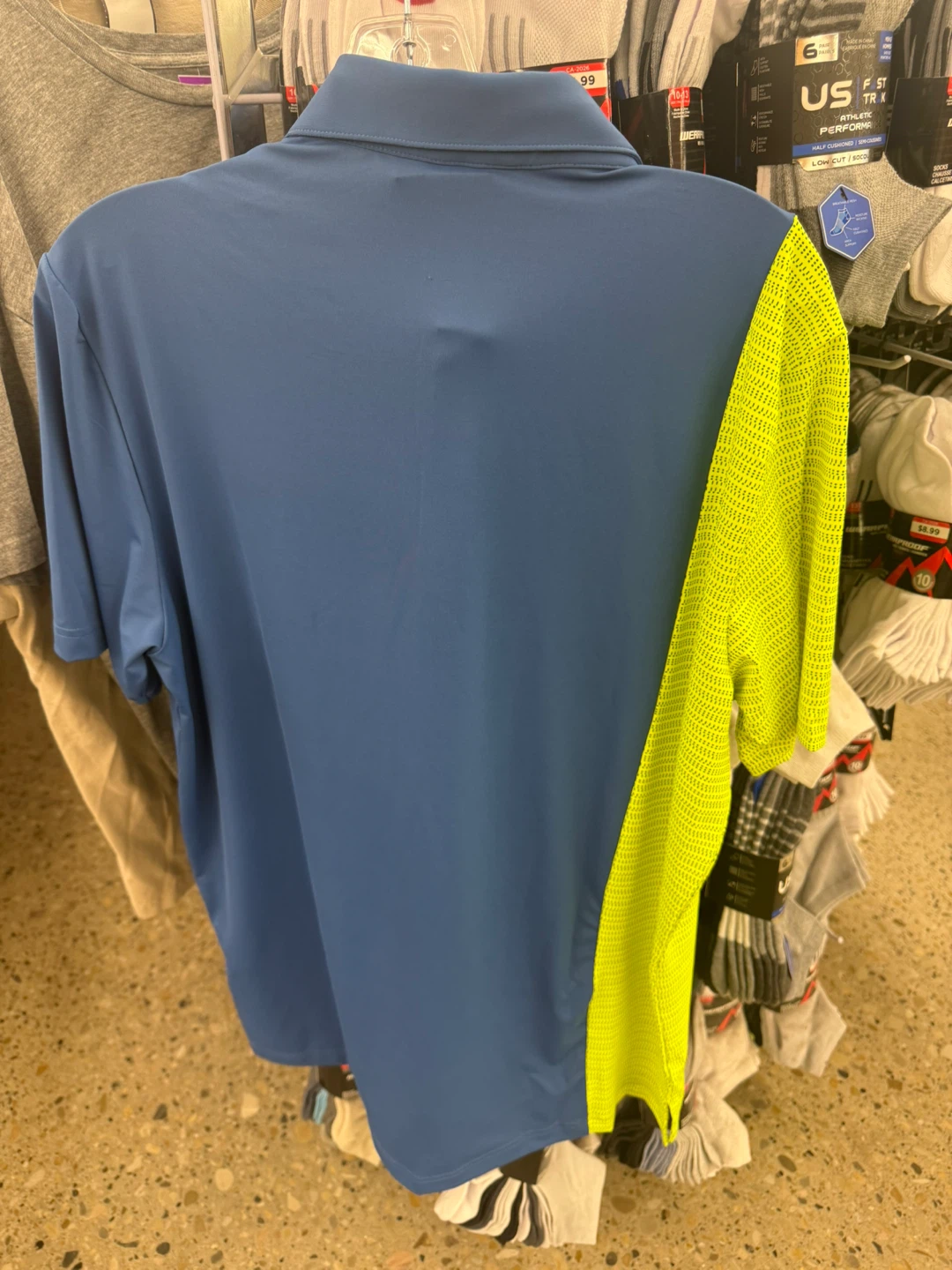 BRAND NEW Adidas Ultimate365 Polo Shirt Blue/Yellow - photo 4