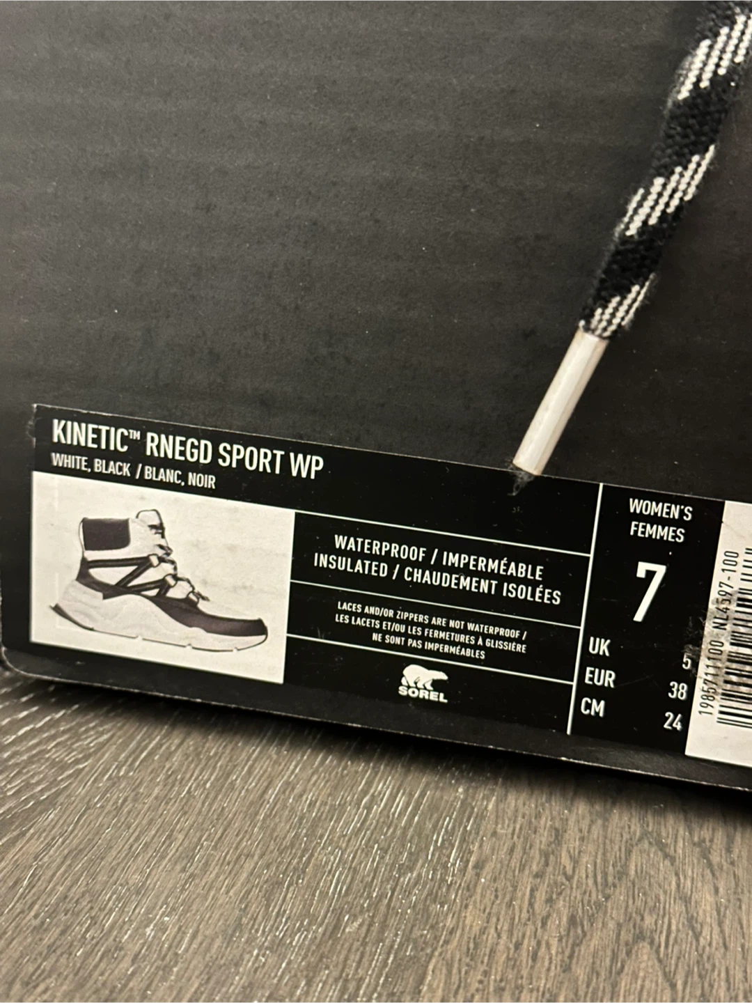 Sorel Kinetic Rnegd Sport Waterproof Boots Size 7 - photo 4