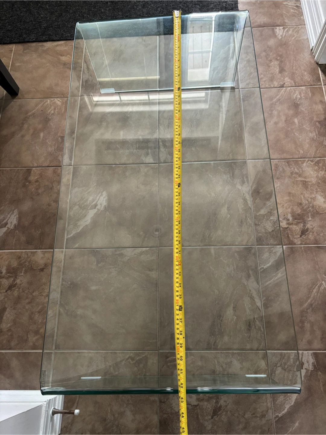 Clear Tempered Glass Coffee Table