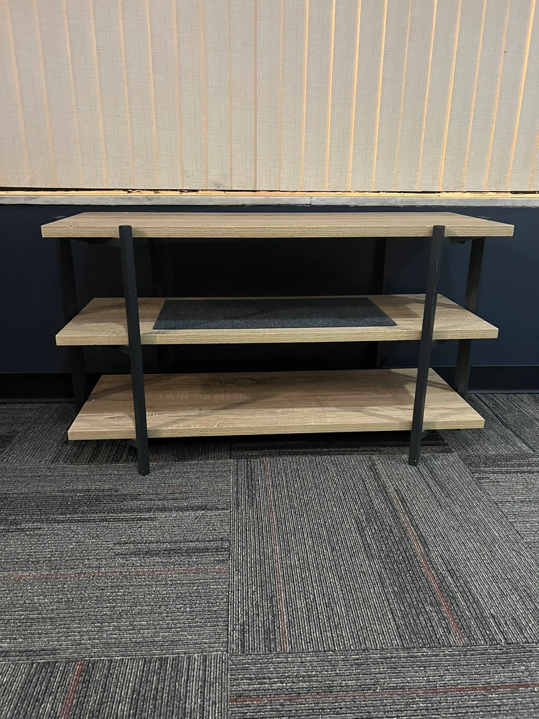 Industrial Style 3-Tier Wooden Shelf - photo 4