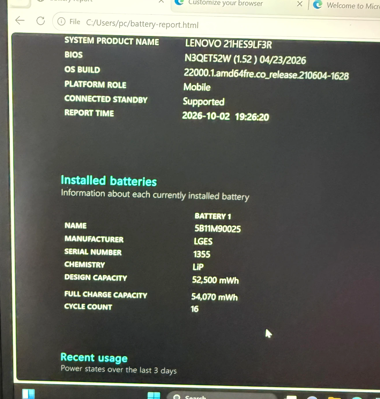 Like New Lenovo ThinkPad T14 Gen 4 i5 13th Gen 16GB RAM 512GB - photo 5
