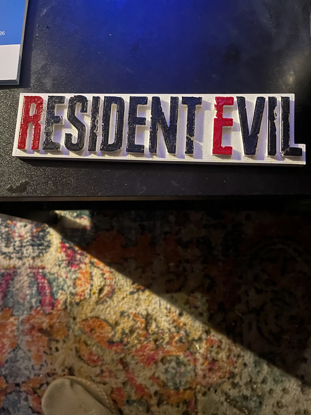 Resident Evil 3D Printed Sign