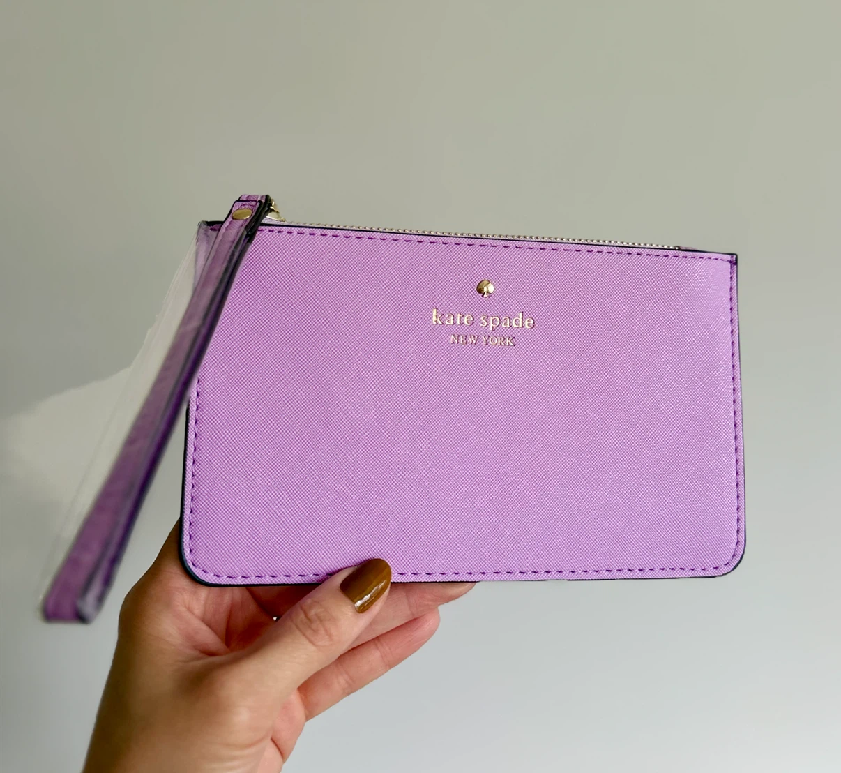 Kate Spade New York Lilac Saffiano Wristlet/Clutch - photo 2