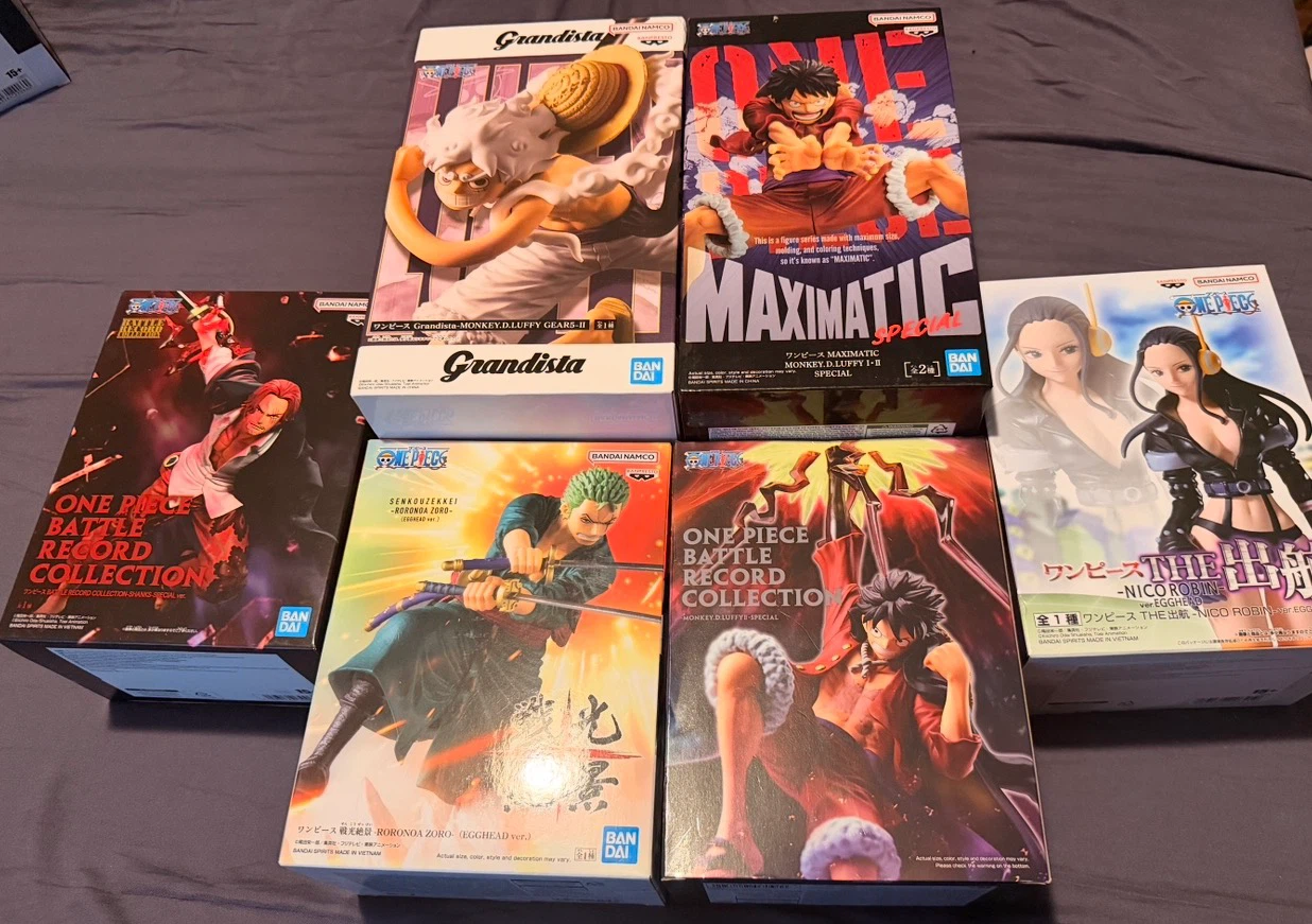 One Piece Bandai Namco Anime Figures Set