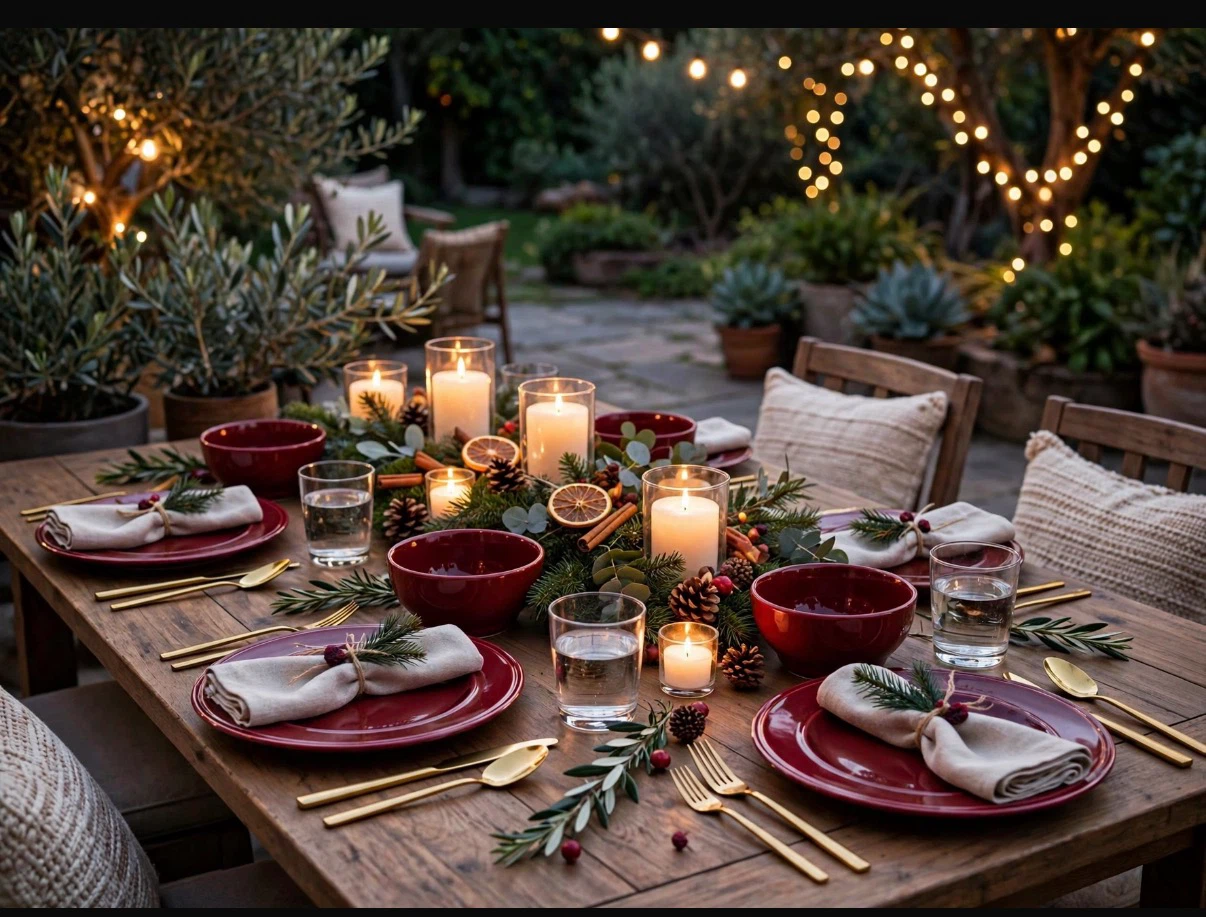 Everyday Dinnerware Set - Red Stoneware - photo 3