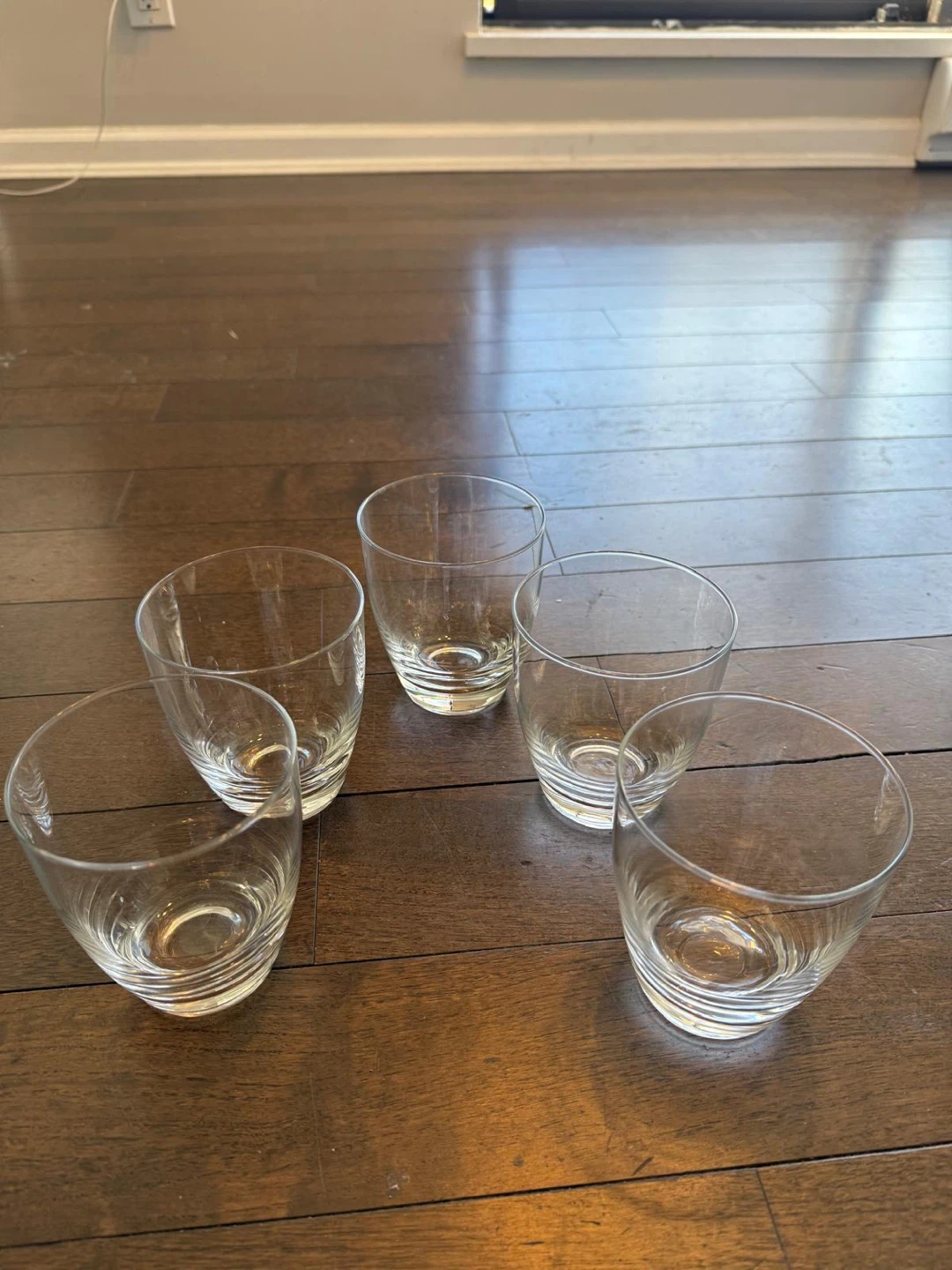 Set of 5 Tall snd 5 Medium Clear Glass Drinking Glasses - photo 3