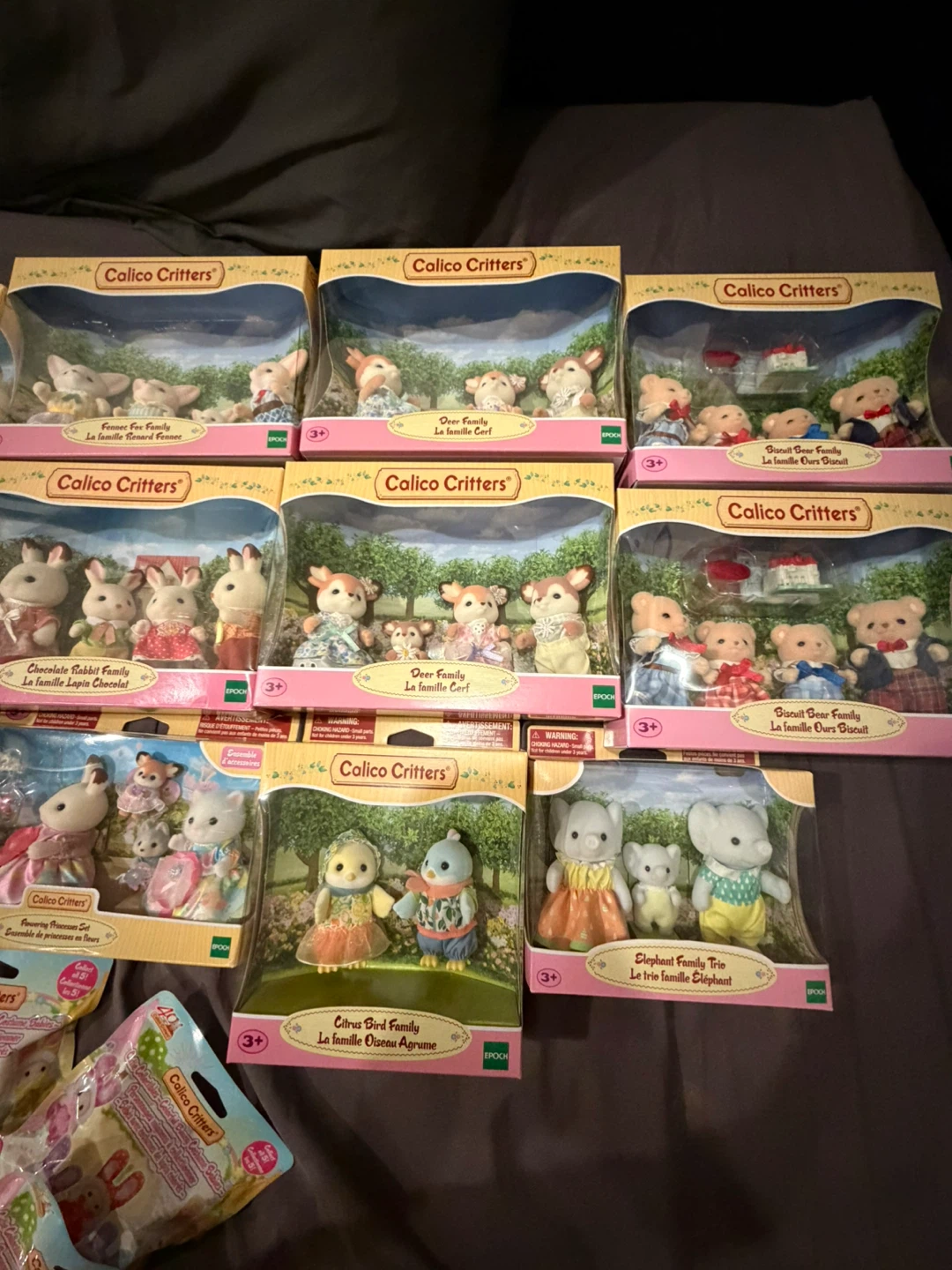 sylvanian / calico critters family set!