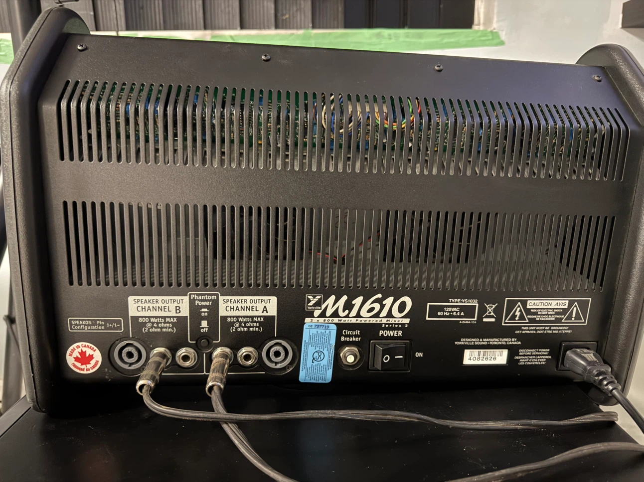 Yorkville M1610 Series 2 Powered Mixer - photo 3
