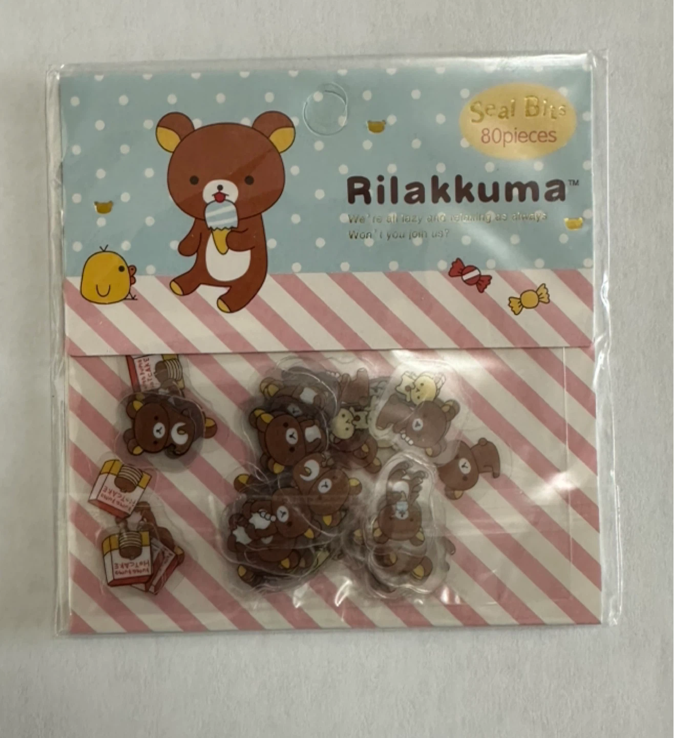 Rilakkuma Seal Bits Sticker Pack