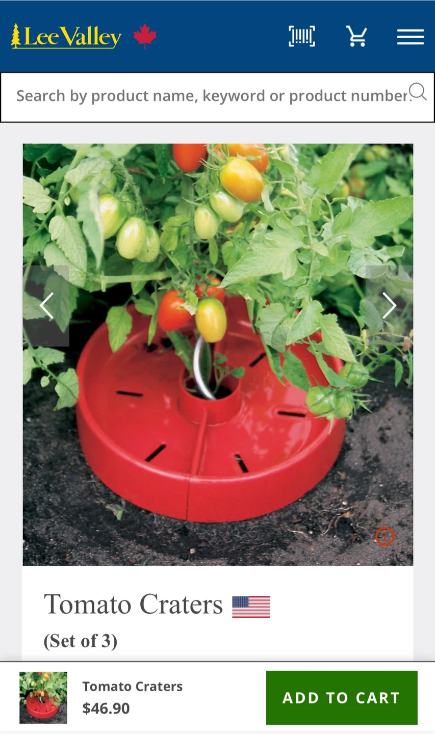 Tomato Crater Gardening Set
