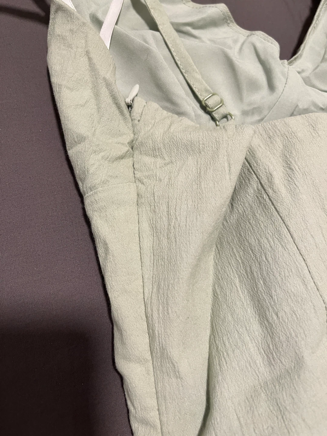 Brand New Superdown Mini Dress in Sage Green – Size XS - photo 4