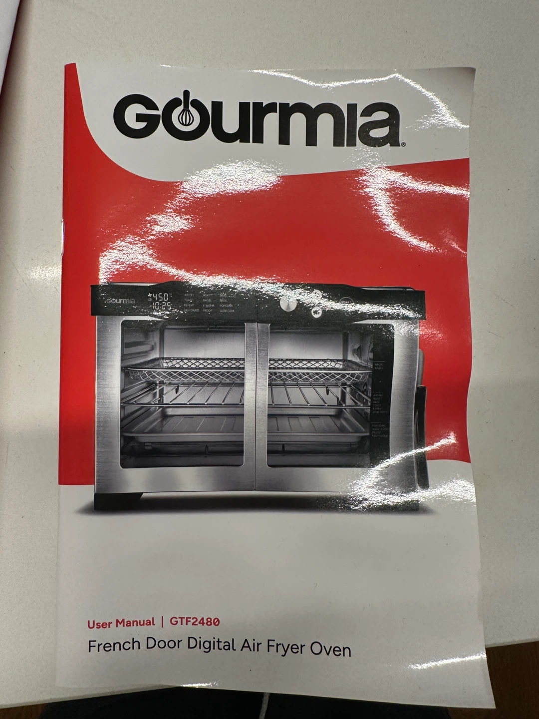 Gourmia French Door Digital Air Fryer Oven GTF2480 - photo 2