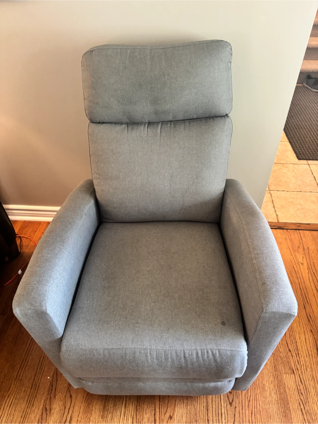 Dream On Me Chatham Swivel Glider Recliner – Grey