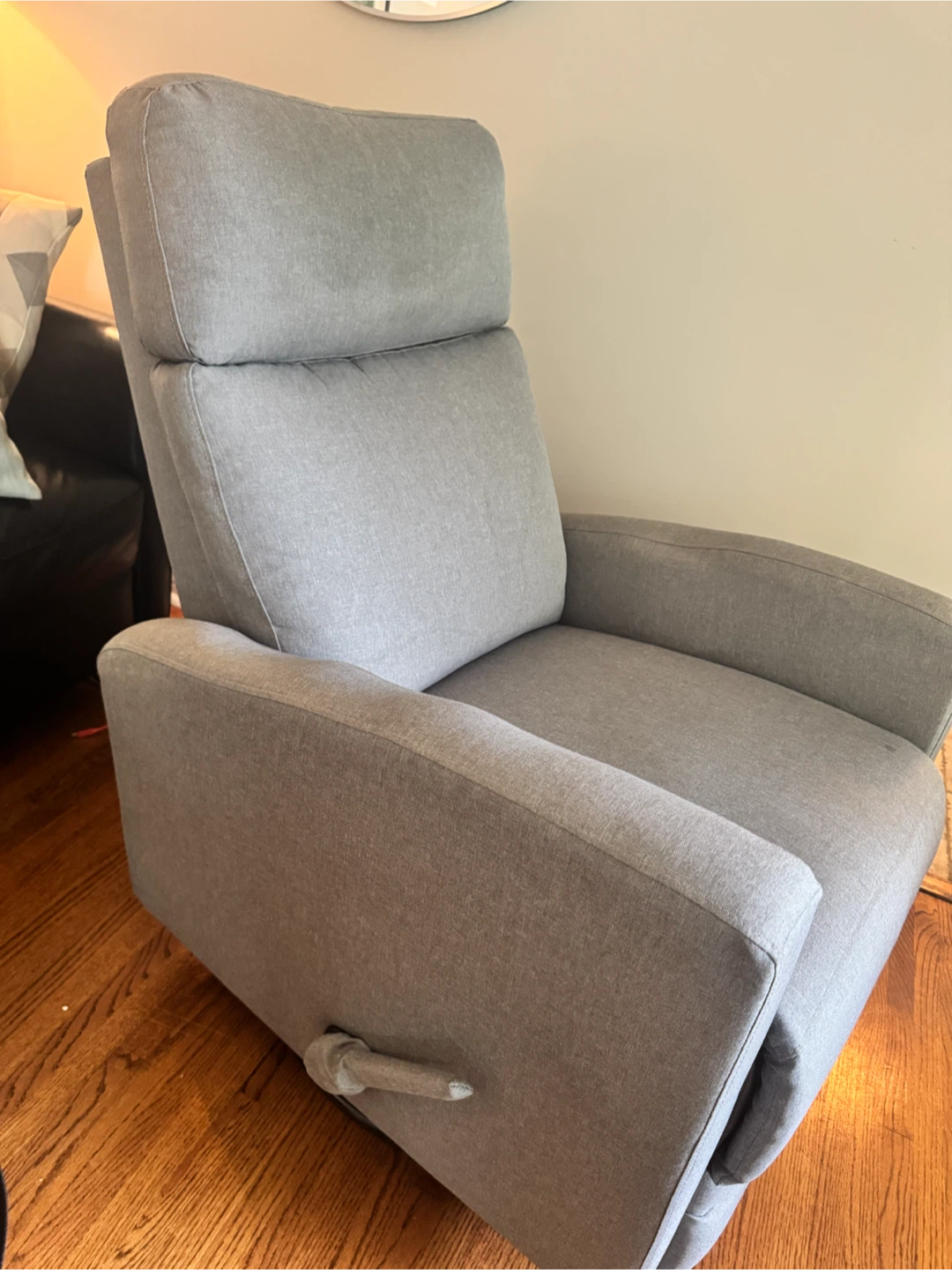 Dream On Me Chatham Swivel Glider Recliner – Grey - photo 4