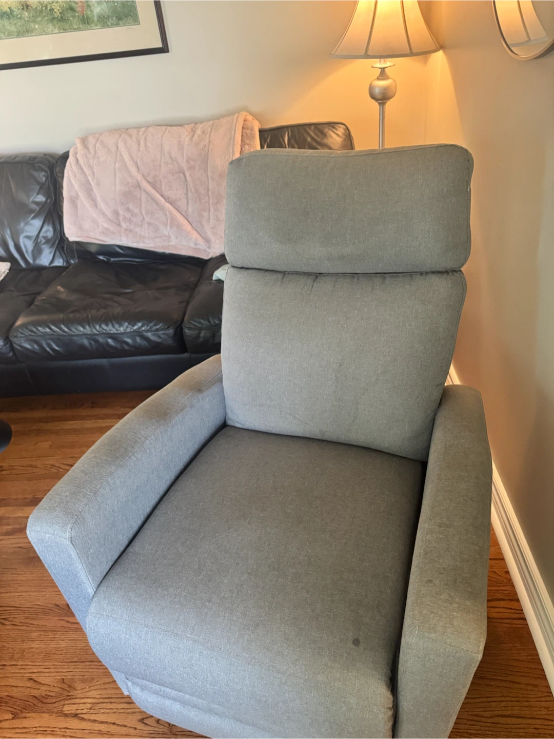 Dream On Me Chatham Swivel Glider Recliner – Grey - photo 5