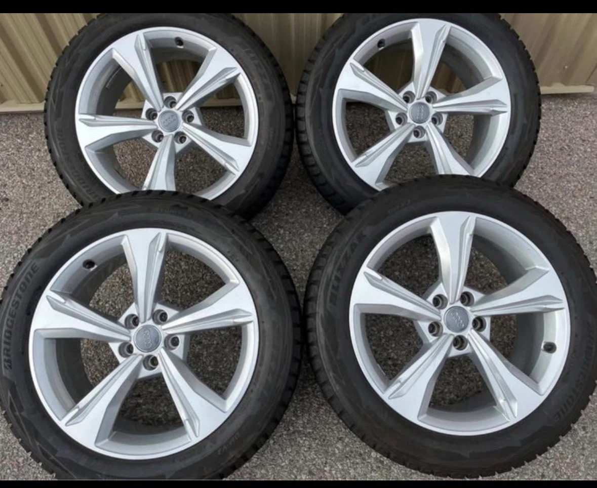 4 x 235/55/19 107S BRIDGE STONE WINTER TIRES AND AUDI RIMS $1750