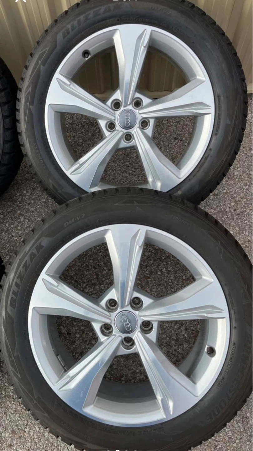 4 x 235/55/19 107S BRIDGE STONE WINTER TIRES AND AUDI RIMS $1750 - photo 2