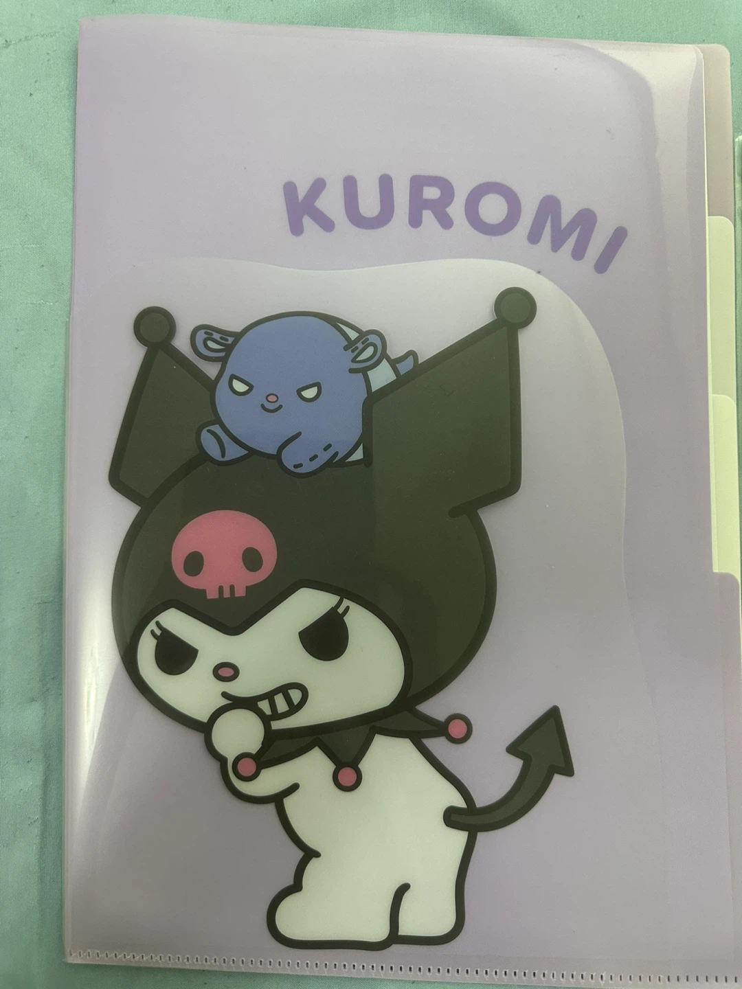 Sanrio Kuromi Folder and Sticker Set - photo 4