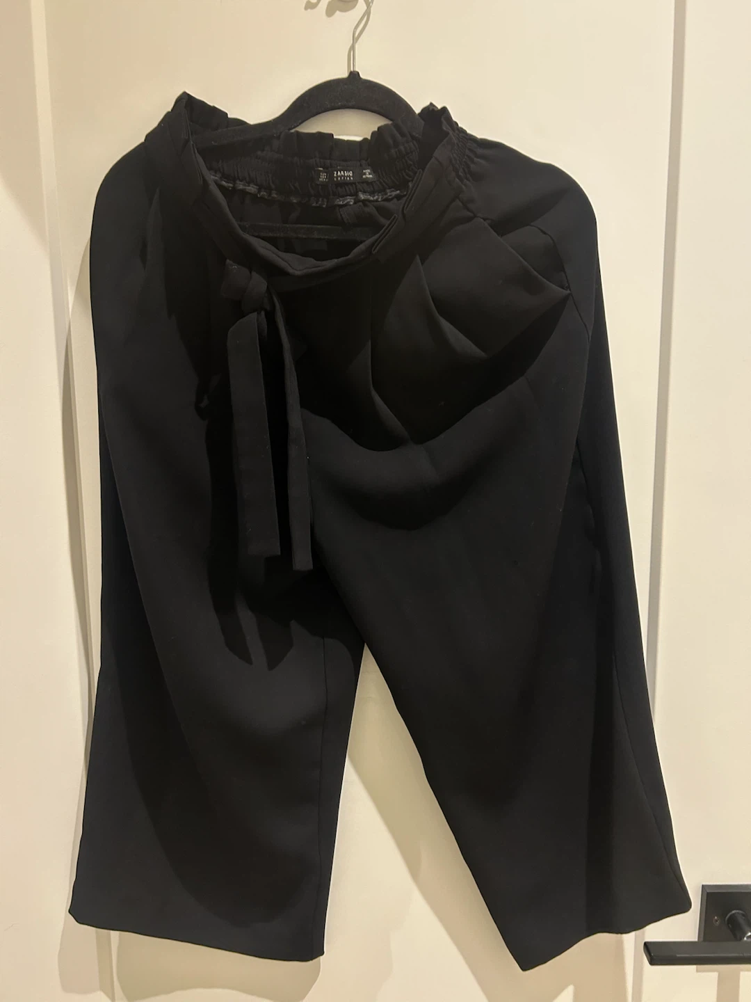 Zara Black Culotte Trousers
