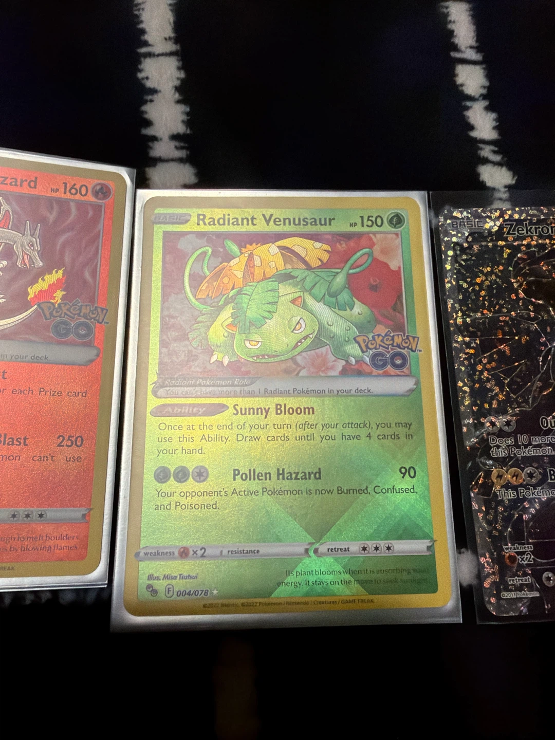 Five holographic Pokémon cards - photo 3