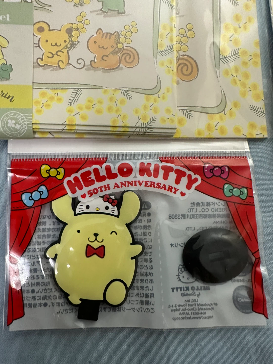 Sanrio Pompompurin Stationery and Hello Kitty Pin Set - photo 5