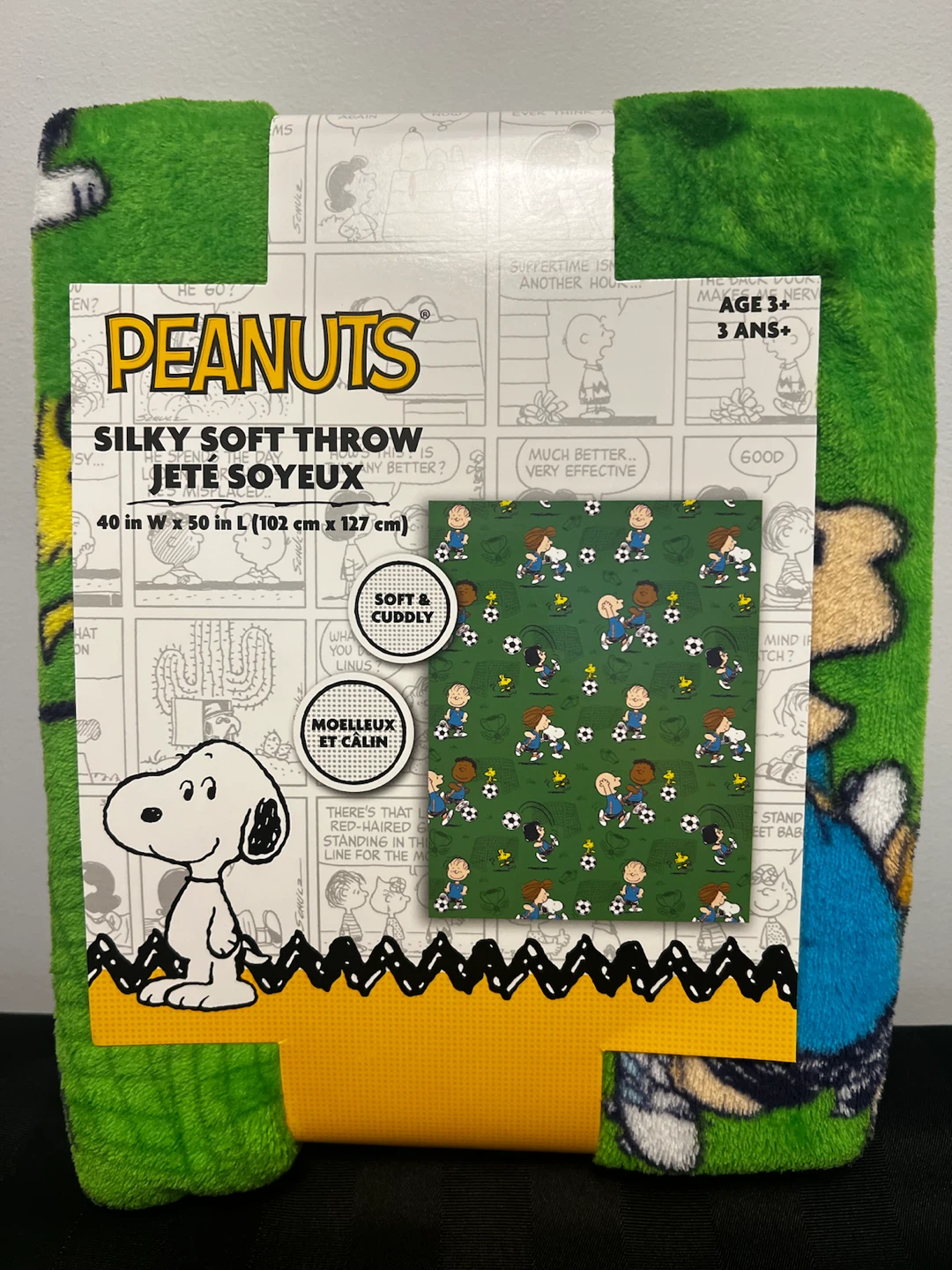 NEW Snoopy-Peanuts or Toy Story Silky Soft Throw
