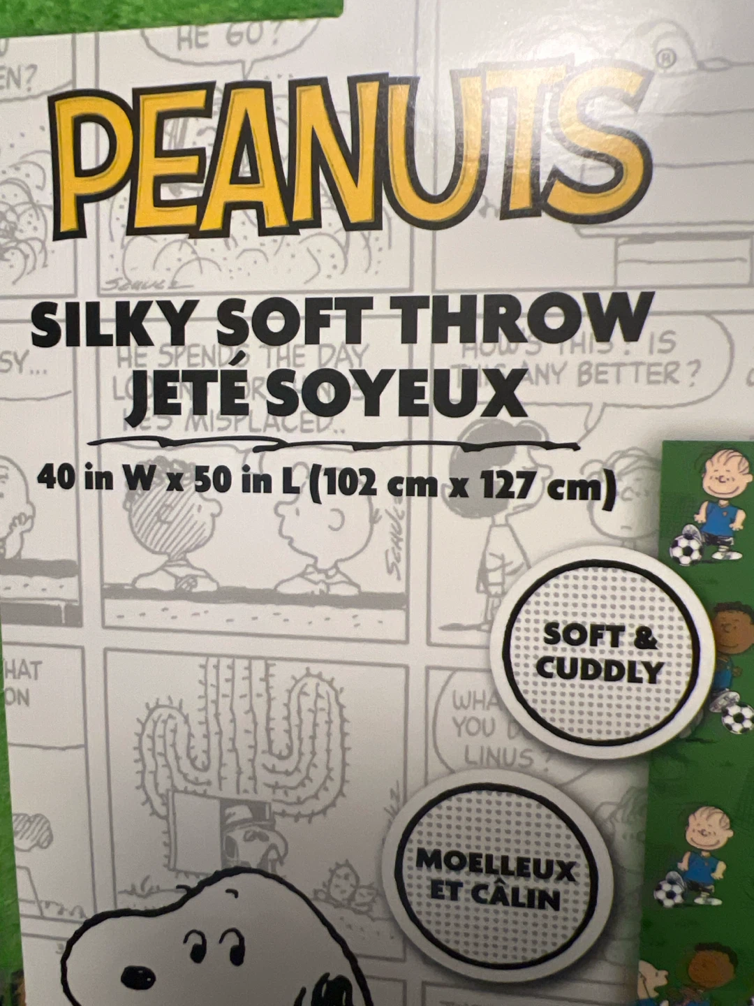 NEW Snoopy-Peanuts or Toy Story Silky Soft Throw - photo 5