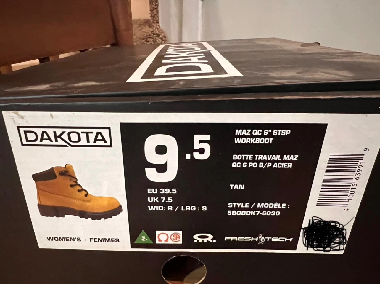 Dakota Women's Steel Toe Boots Size 9.5 - photo 2