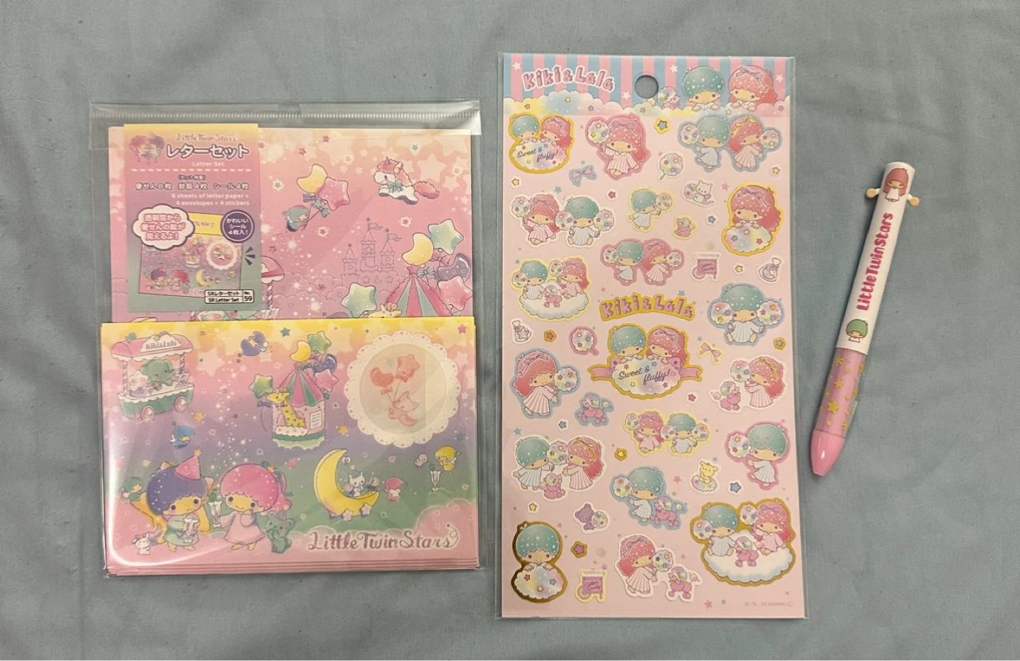 Sanrio Little Twin Stars Stationery Set - photo 2