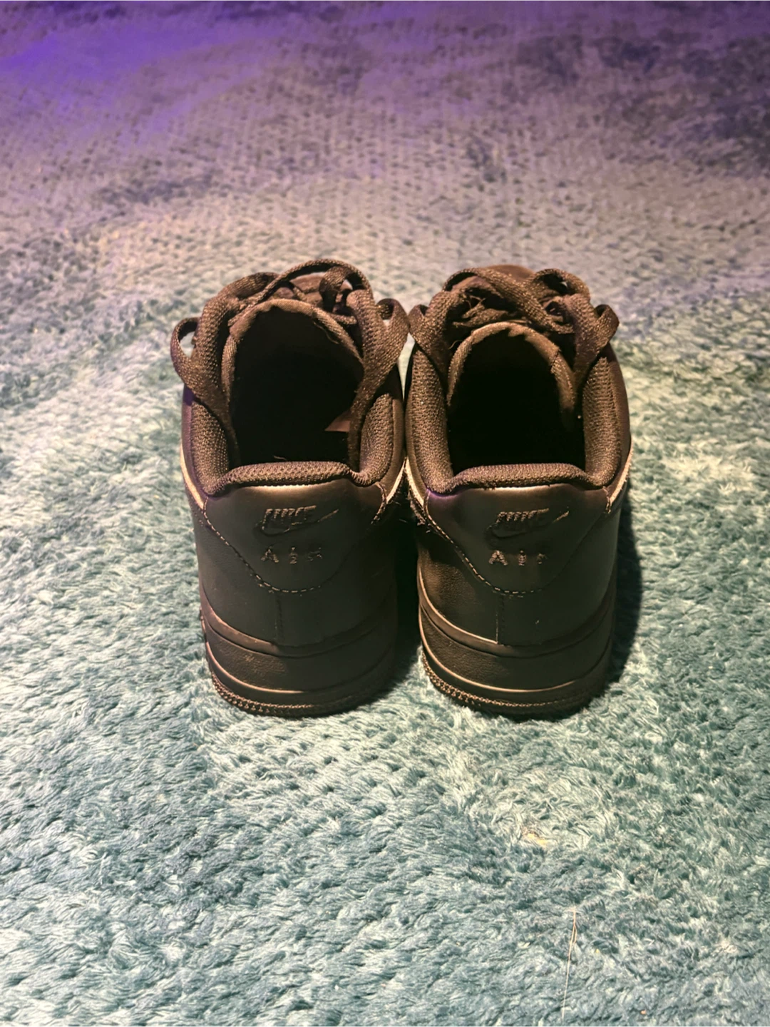 Nike Air Force 1 Black Sneakers - photo 3