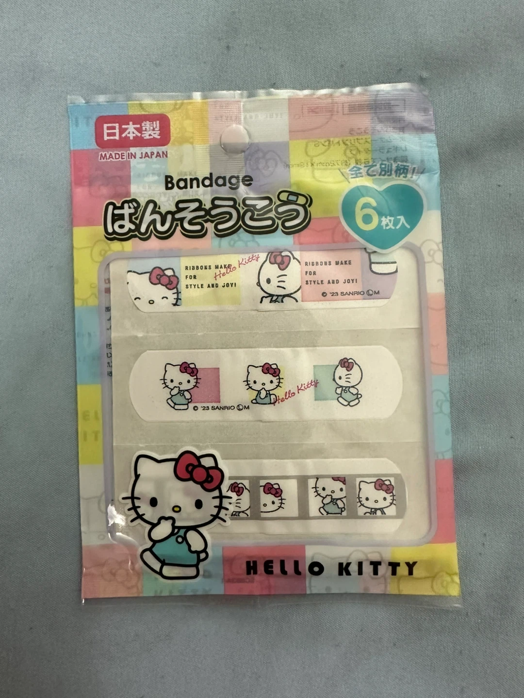 Hello Kitty Adhesive Bandages 6 Pack