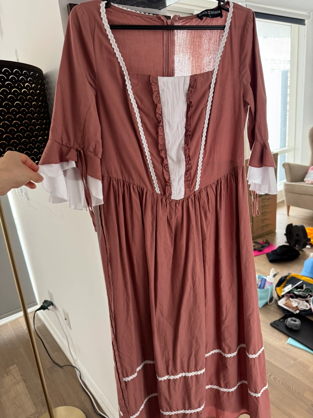 Scarlet Darkness rust-coloured dress - photo 3