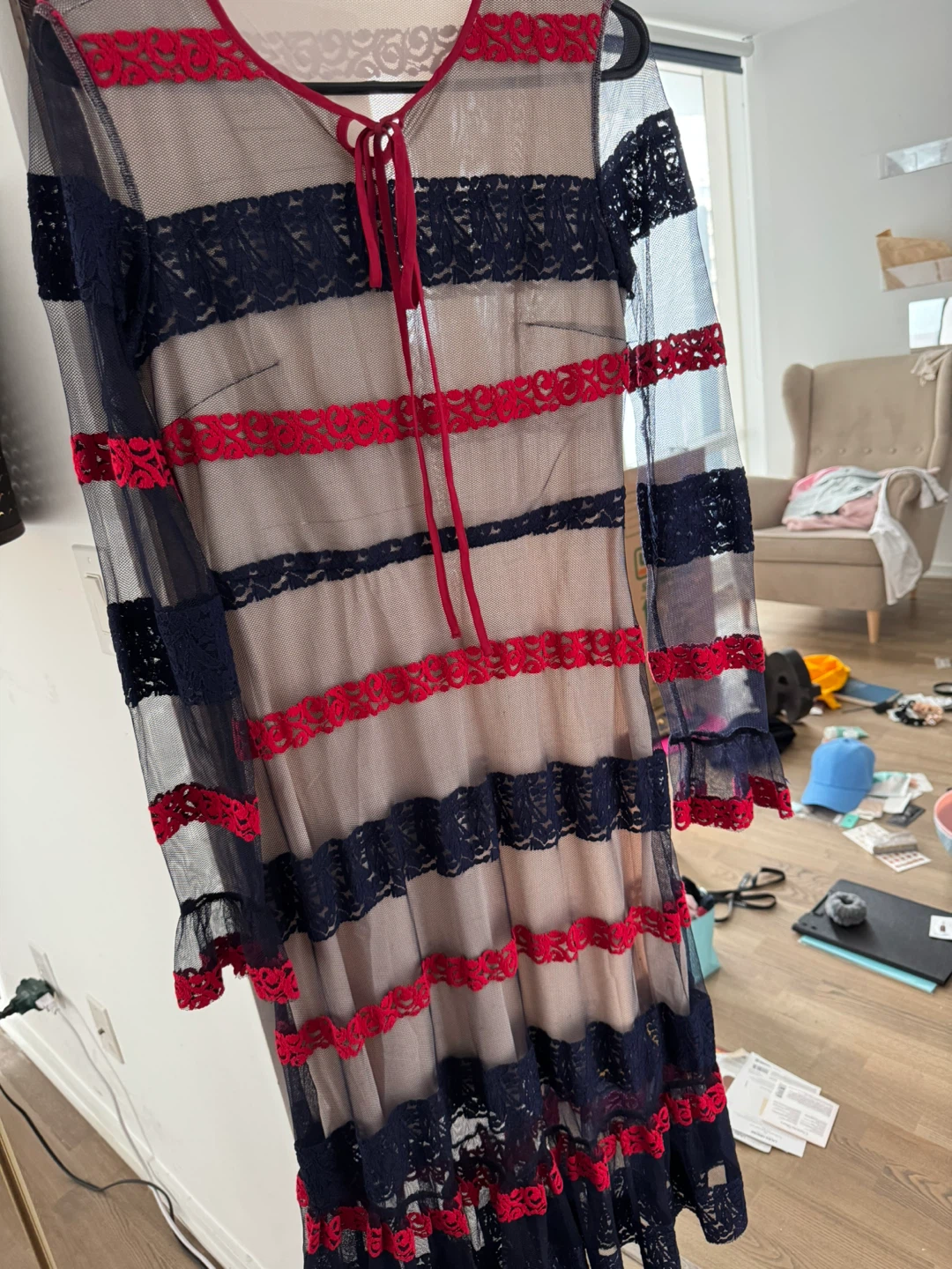 Alive Stories Lace Mesh Dress - photo 2