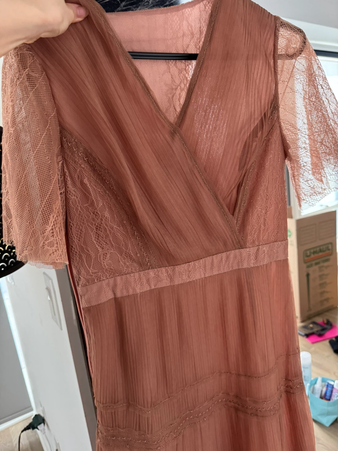 Italian Rose Lace Midi Dress - photo 5