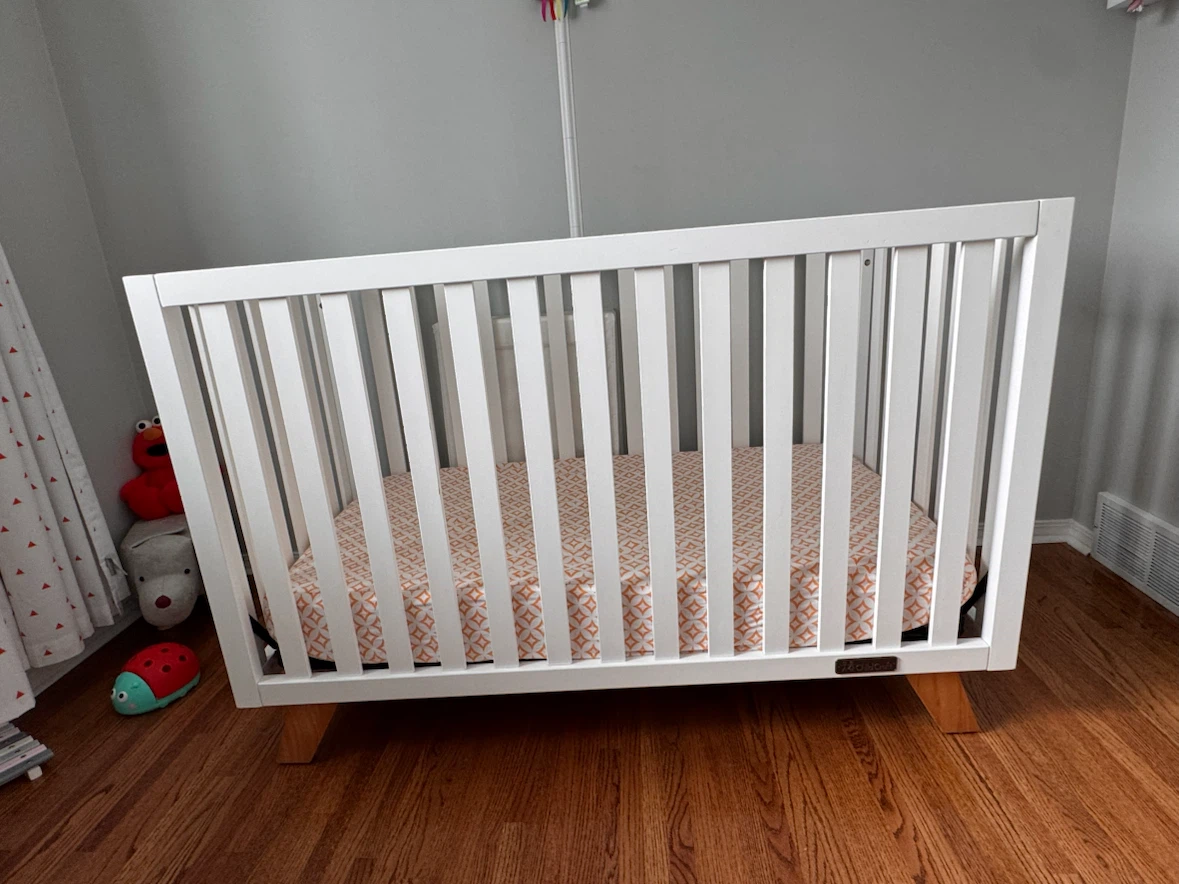 ChildCraft Soho 4-in-1 Convertible Crib + Guard Rail + Mattress
