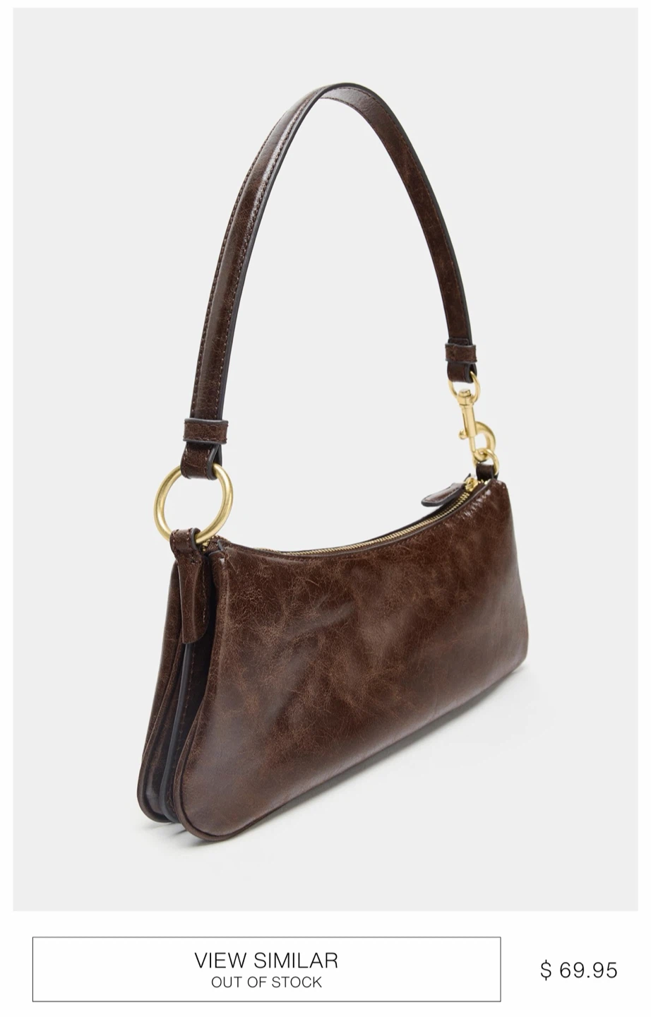 Zara Brown Shoulder Bag - photo 2