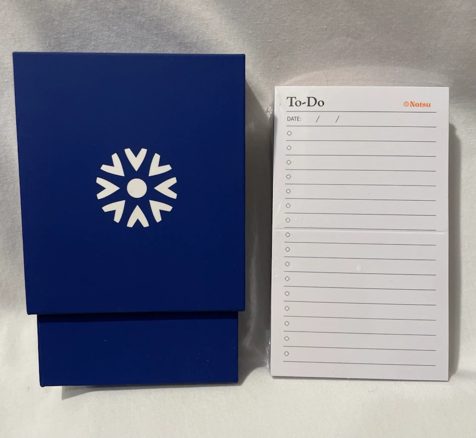 Notsu To-Do Index Cards & Productivity Storage Box
