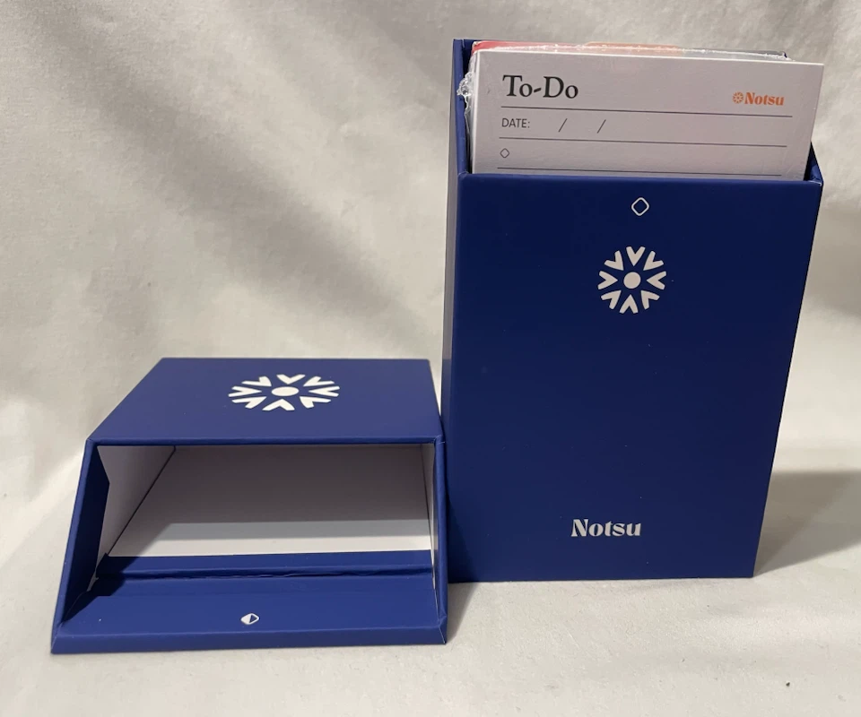 Notsu To-Do Index Cards & Productivity Storage Box - photo 3