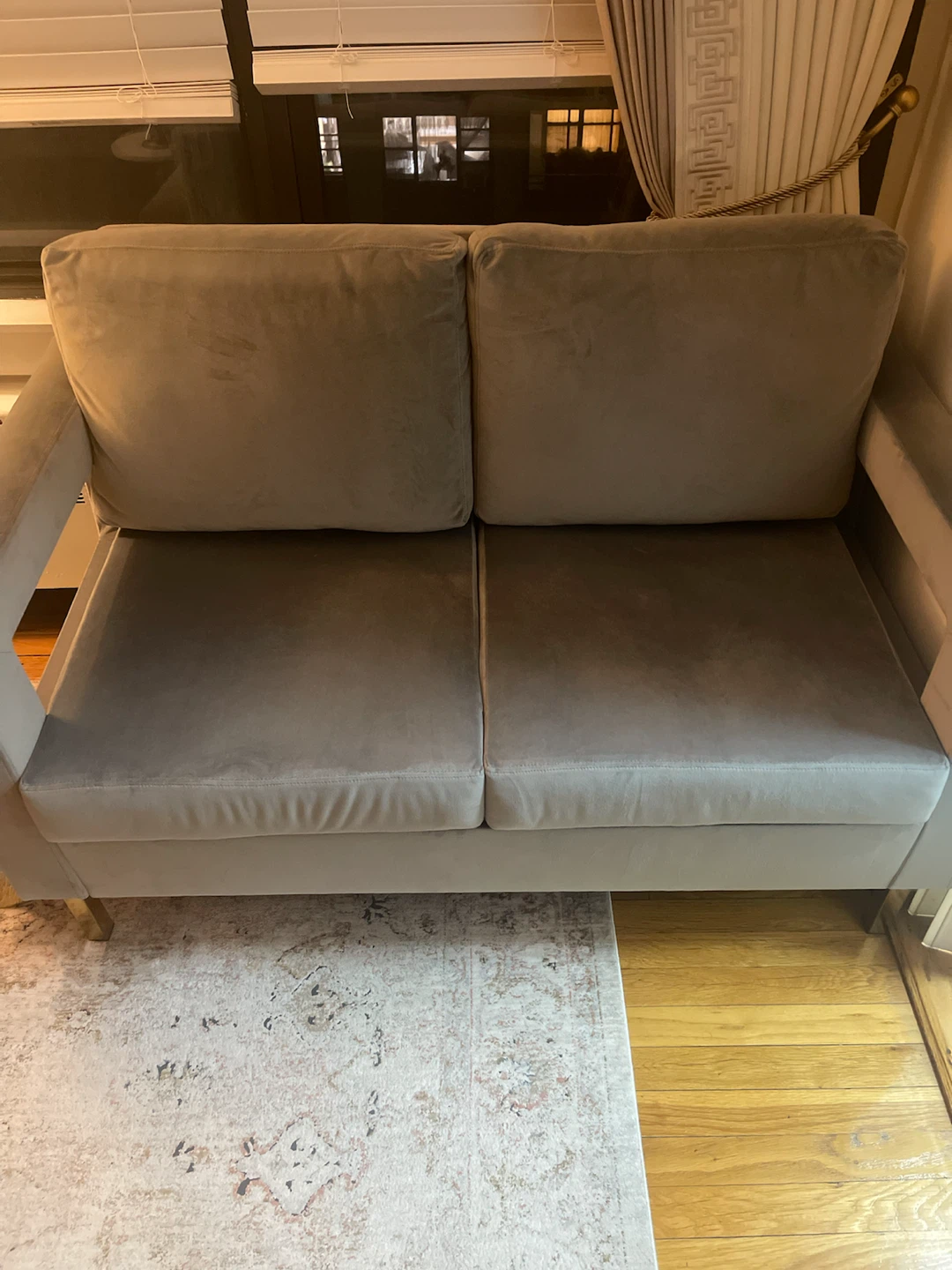 Velvet Loveseat