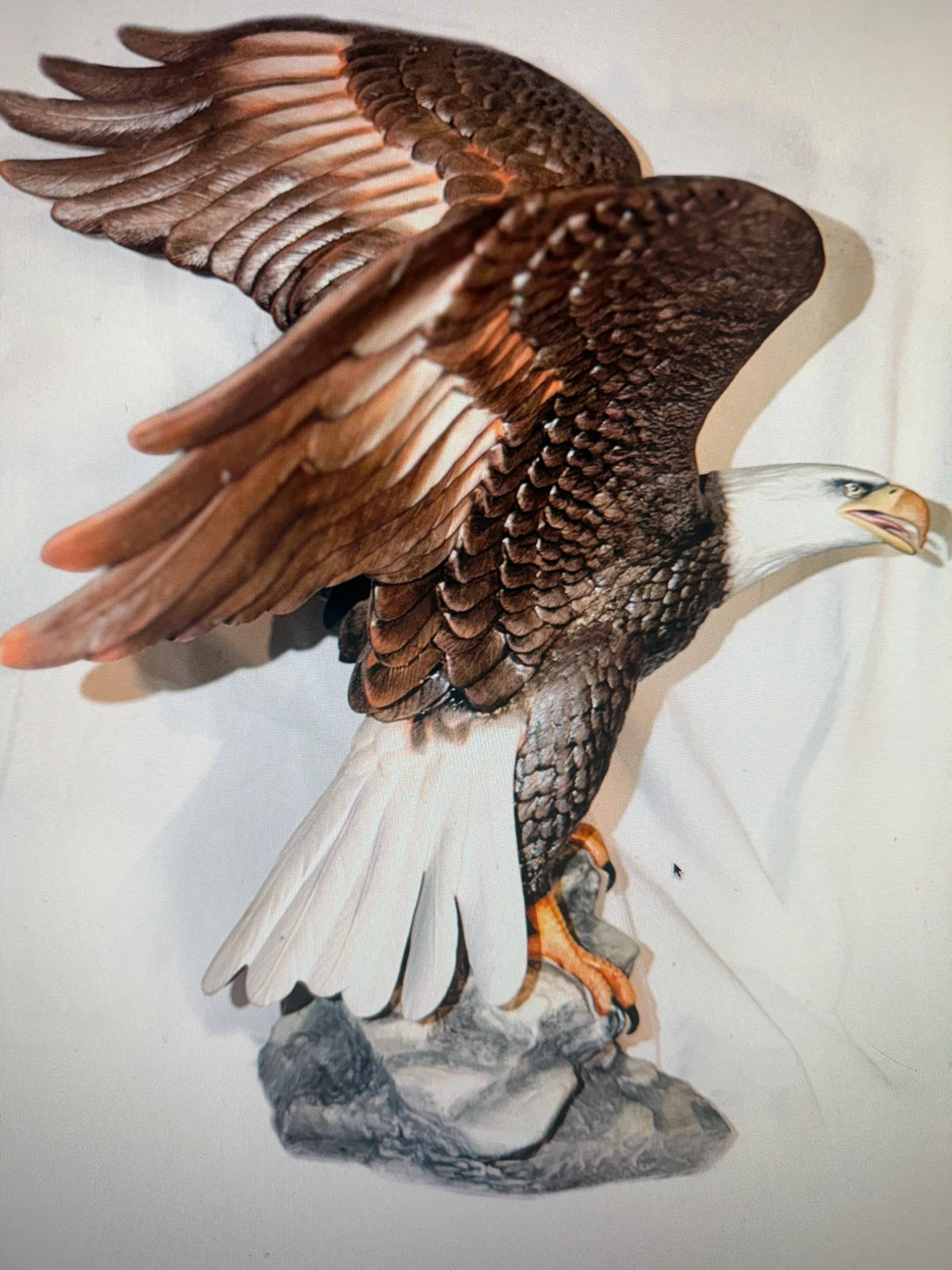 Bald Eagle statue Ronald vanruyckevelt Franklin mint - photo 2