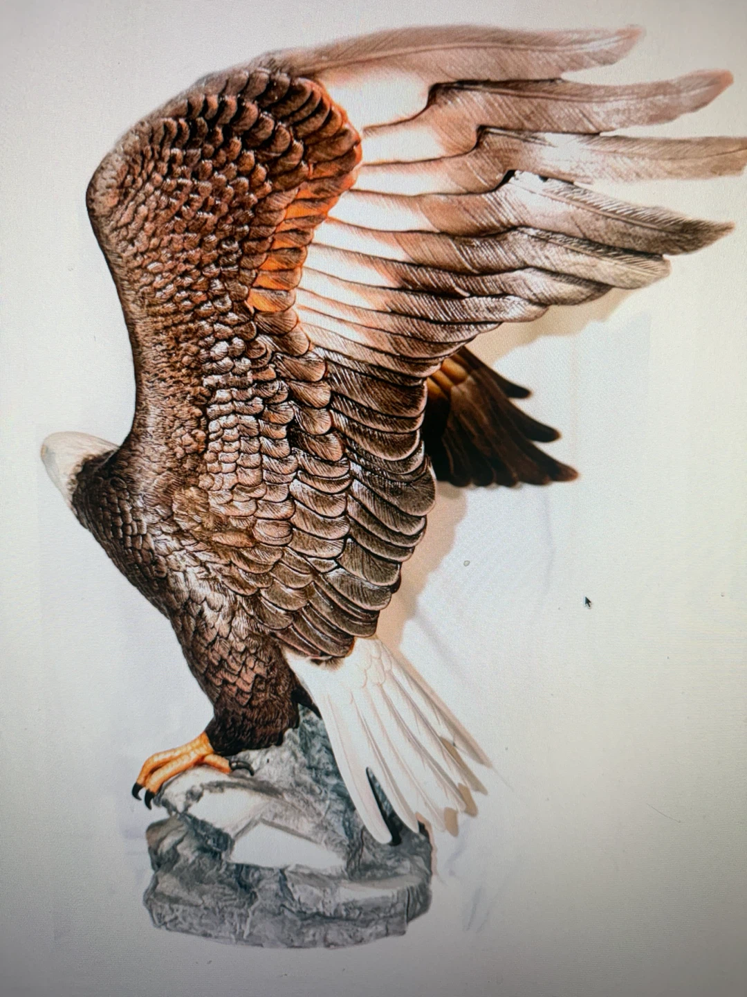 Bald Eagle statue Ronald vanruyckevelt Franklin mint - photo 4