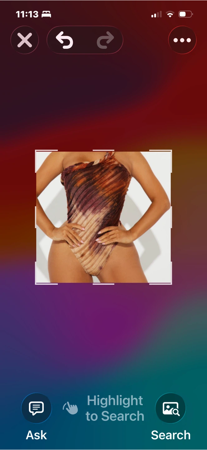 Fashion Nova One-Shoulder Tie-Dye Bodysuit