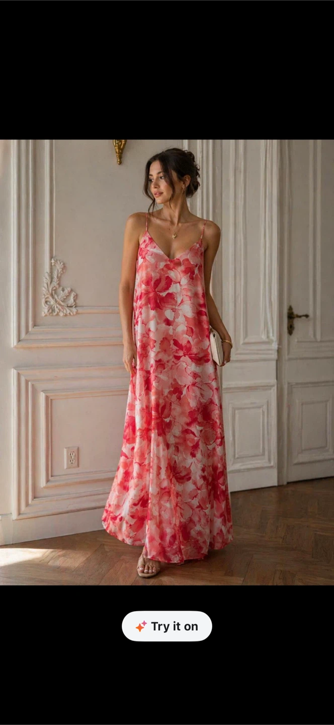 NEED GONE ON SATURDAY‼️New York Floral Maxi Dress XS